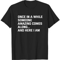 T-shirt Citation Drôle pour Hommes - Noir