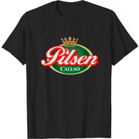 T-shirt Noir pour Hommes Cerveza Pilsen Callao — T-shirts pour hommes