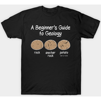 T-shirt pour hommes avec mème de géologie pour débutants — T-shirts pour hommes