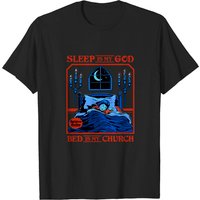 T-shirt pour hommes Sleep Is My God en noir