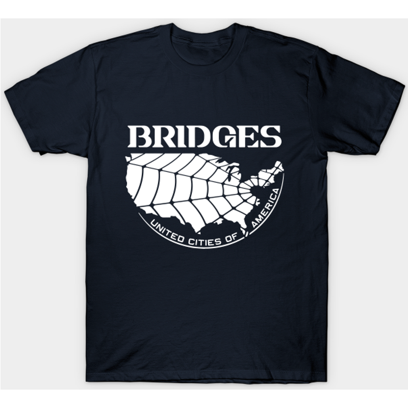 T-shirt pour hommes Bridges Death Stranding en bleu royal — T-shirts pour hommes