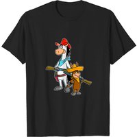 Quick Draw avec Baba Looey - T-shirt Quick Draw McGraw pour hommes