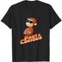 Fast And Curious V2 - T-shirt Homme Curious George