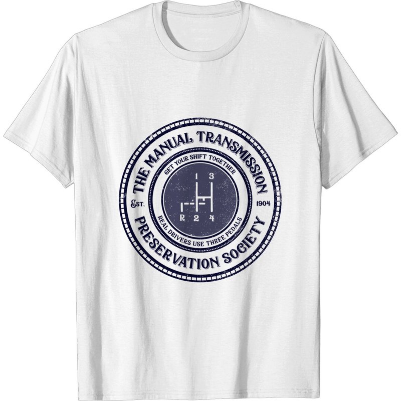 T-shirt Vintage Get Your Shift Together Transmission Manuelle — T-shirts pour hommes
