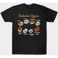 T-shirt pour hommes Tectonic Types Géologie
