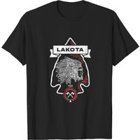 T-shirt Lakota Tribe Indien Américain Flèche Fière Vintage