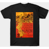 T-shirt pour hommes Vintage La Boheme Opera en bleu royal