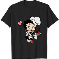 Betty Boop Girl T-Shirt for Men in Black