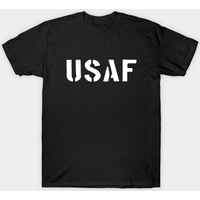 US Airforce USAF Men's T-Shirt in Black