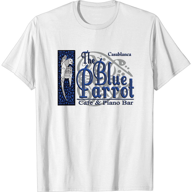 T-shirt pour hommes The Blue Parrot Cafe - Casablanca — T-shirts pour hommes