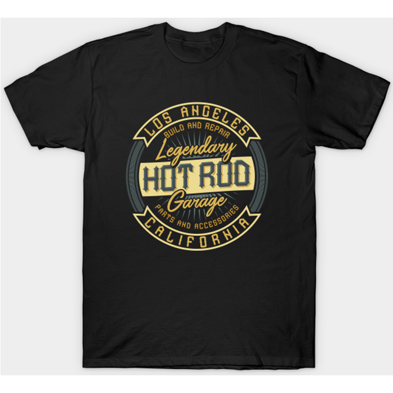T-shirt pour hommes Legendary Hot Rod Garage Vintage — T-shirts pour hommes