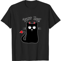 T-shirt pour hommes Purr Evil Cat - Noir — T-shirts pour hommes
