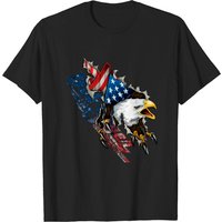 T-shirt pour hommes Bob Seger Eagle Drapeau Américain — T-shirts pour hommes