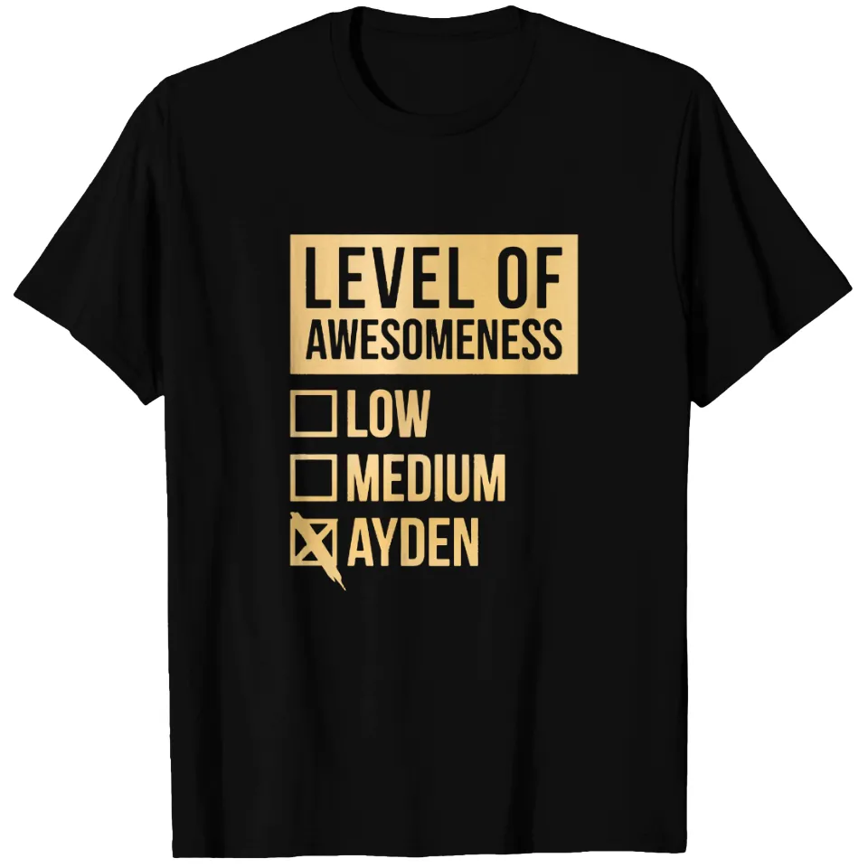 T-shirt pour homme Ayden Name — T-shirts pour hommes