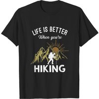 T-shirt pour hommes Life Is Better When You're Hiking — T-shirts pour hommes