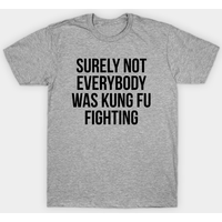 Surely Not Everybody Was Kung Fu Fighting T-Shirt for Men — Mens T Shirts