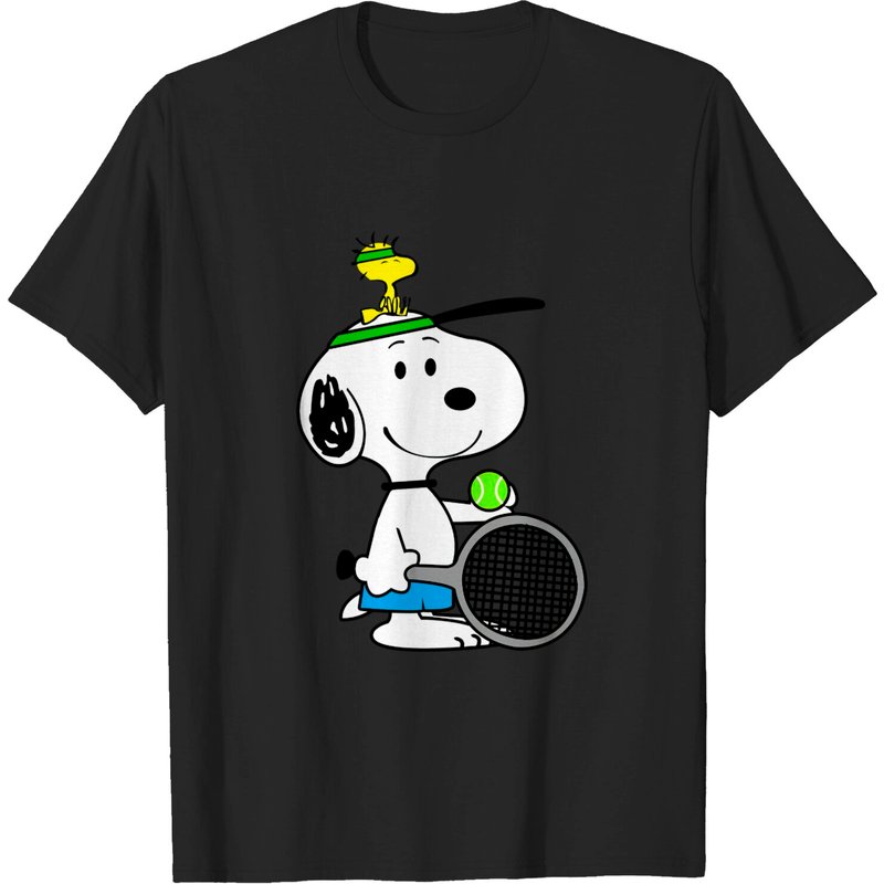 T-shirt Snoopy Tennis Time pour hommes