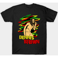 T-shirt pour hommes D B - Dennis Brown en noir