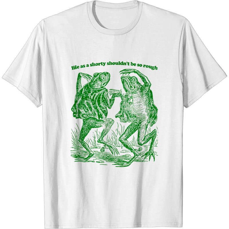 T-shirt Design Distressé Life As A Shorty Shouldn't Be So Rough — T-shirts pour hommes