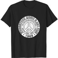 T-shirt pour hommes Woodstock 1969 en noir — T-shirts pour hommes