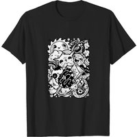 T-shirt pour hommes Have A Yummy Day Doodle Art Animal — T-shirts pour hommes