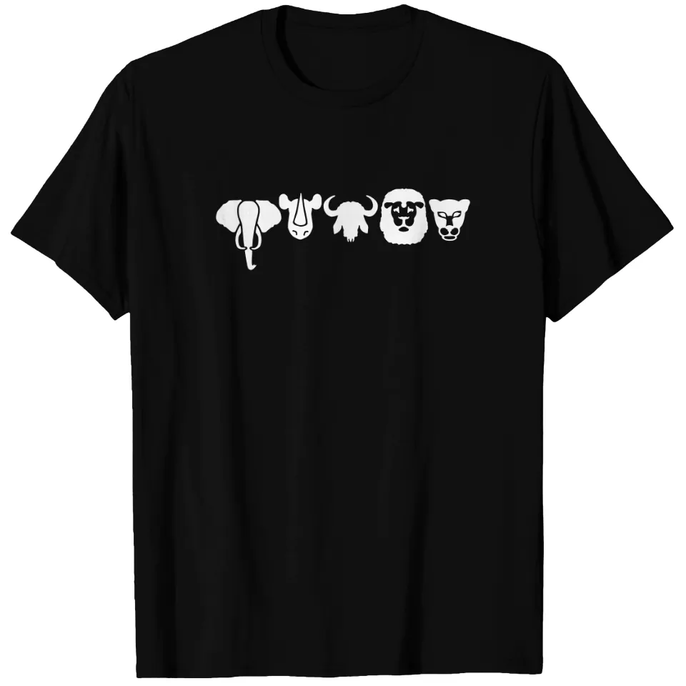 Africa Animals Big Five Men's T-Shirt — Mens T Shirts