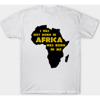 Je ne suis pas né en Afrique, l'Afrique est née en moi T-Shirt pour hommes — T-shirts pour hommes