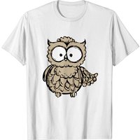 T-shirt avec Hibou Dessiné à la Main pour Hommes — T-shirts pour hommes