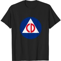 Civil Defense Men's T-Shirt in Black