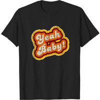 T-shirt "Yeah Baby!" Slang Vintage des années 1970 pour hommes — T-shirts pour hommes