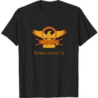 Roma Invicta - Rome Men's T-Shirt in Black