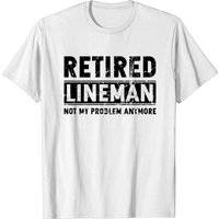 Retired Lineman T-Shirt for Men