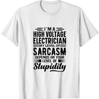 T-Shirt Je suis un Électricien Haute Tension pour Hommes — T-shirts pour hommes