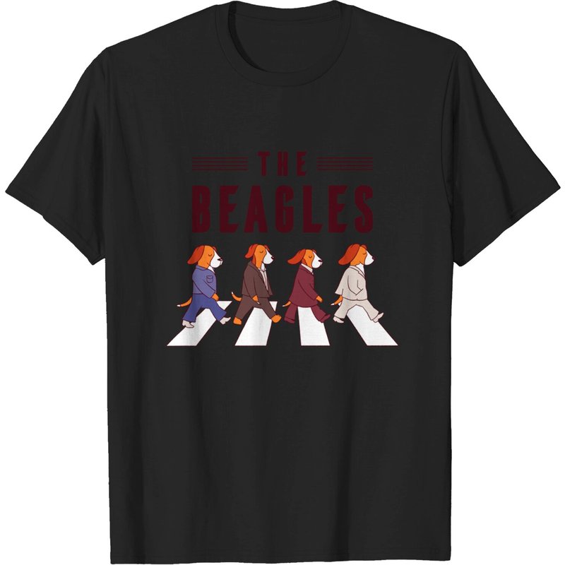 The Beagles Men's Black T-Shirt — Mens T Shirts