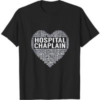 T-shirt pour hommes Chaplain de l'hôpital - Cœur