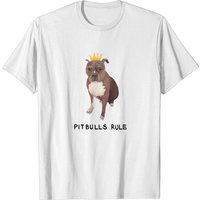 Pitbulls Rule - Pitbull Men's T-Shirt — Mens T Shirts