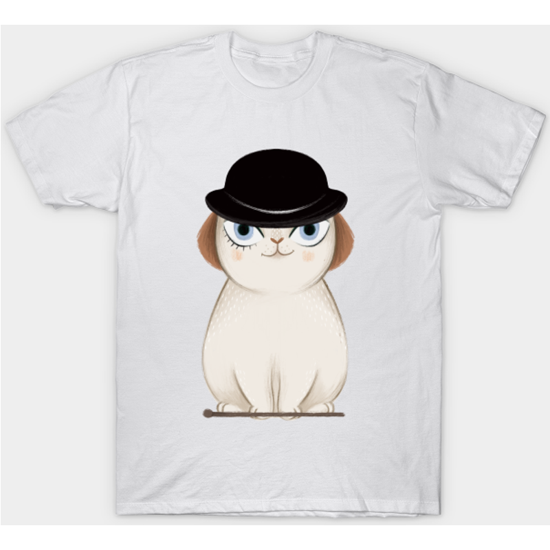 Naranja Mecanic - Chat - T-shirt pour hommes — T-shirts pour hommes