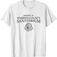 Warren County Sanitarium Halloween T-Shirt for Men