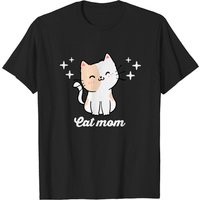 Cat Mom Men's T-Shirt in Black