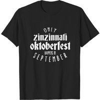 T-shirt Only Zinzinnati Oktoberfest pour hommes - Noir