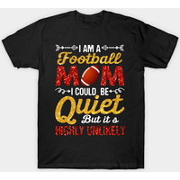 T-shirt Je suis une maman de football - Noir — T-shirts pour hommes