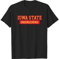 T-shirt pour hommes Iowa State Engineering Block Label Isu