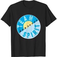 T-shirt noir pour hommes Team Spirit