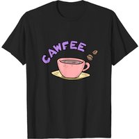 Cup Of Cawfee - Cawfee T-shirt pour hommes en noir
