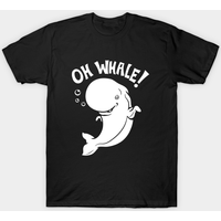 T-shirt pour hommes Oh Whale! en bleu royal