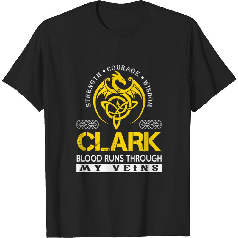 T-shirt noir pour hommes Clark — T-shirts pour hommes