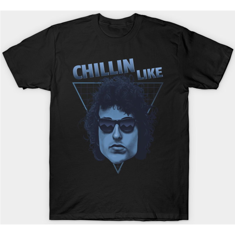 Chillin' Like Bob - Bob Dylan Men's T-Shirt — Mens T Shirts