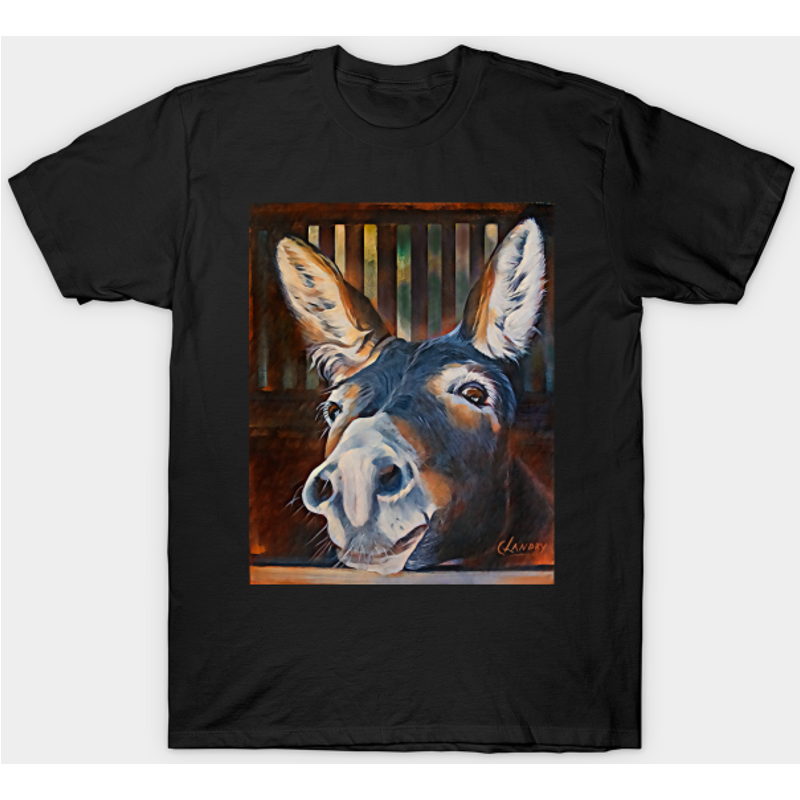 T-shirt Donkey Lover pour hommes Happy Donkey — T-shirts pour hommes