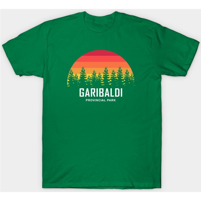 Garibaldi Provincial Park Men's T-Shirt in Royal Blue — Mens T Shirts