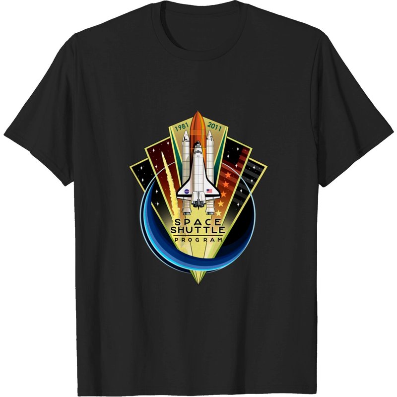 T-shirt commémoratif du programme de la navette spatiale pour hommes